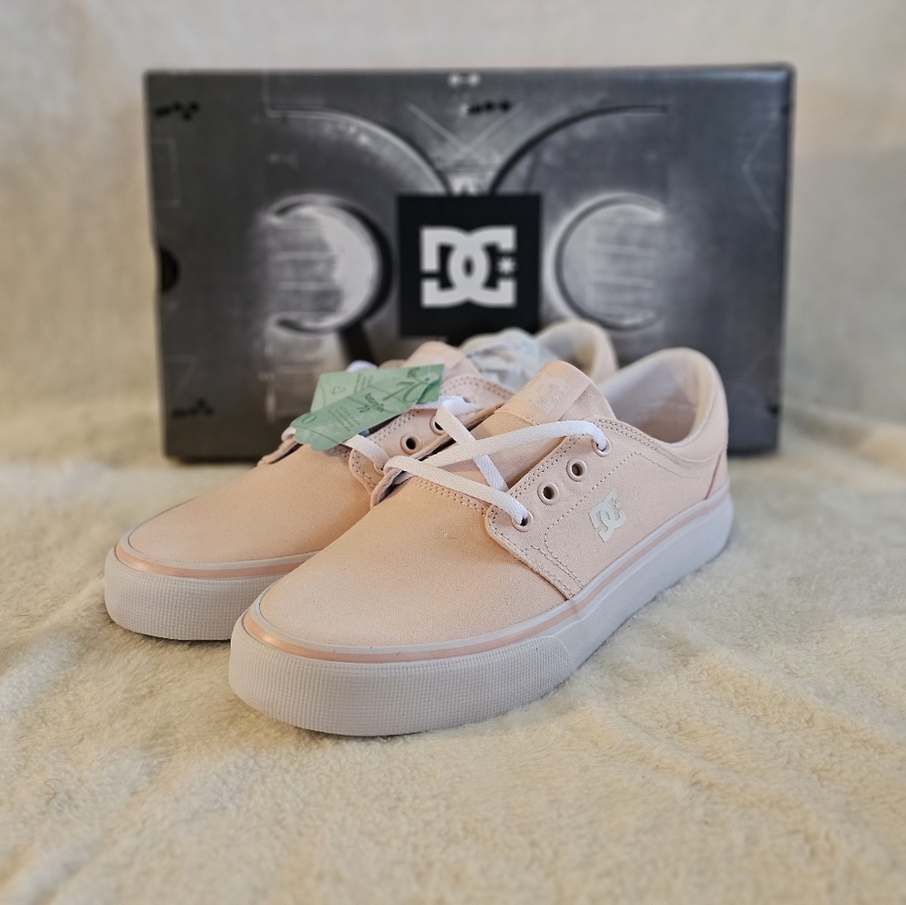 DC sneakers pastel pink